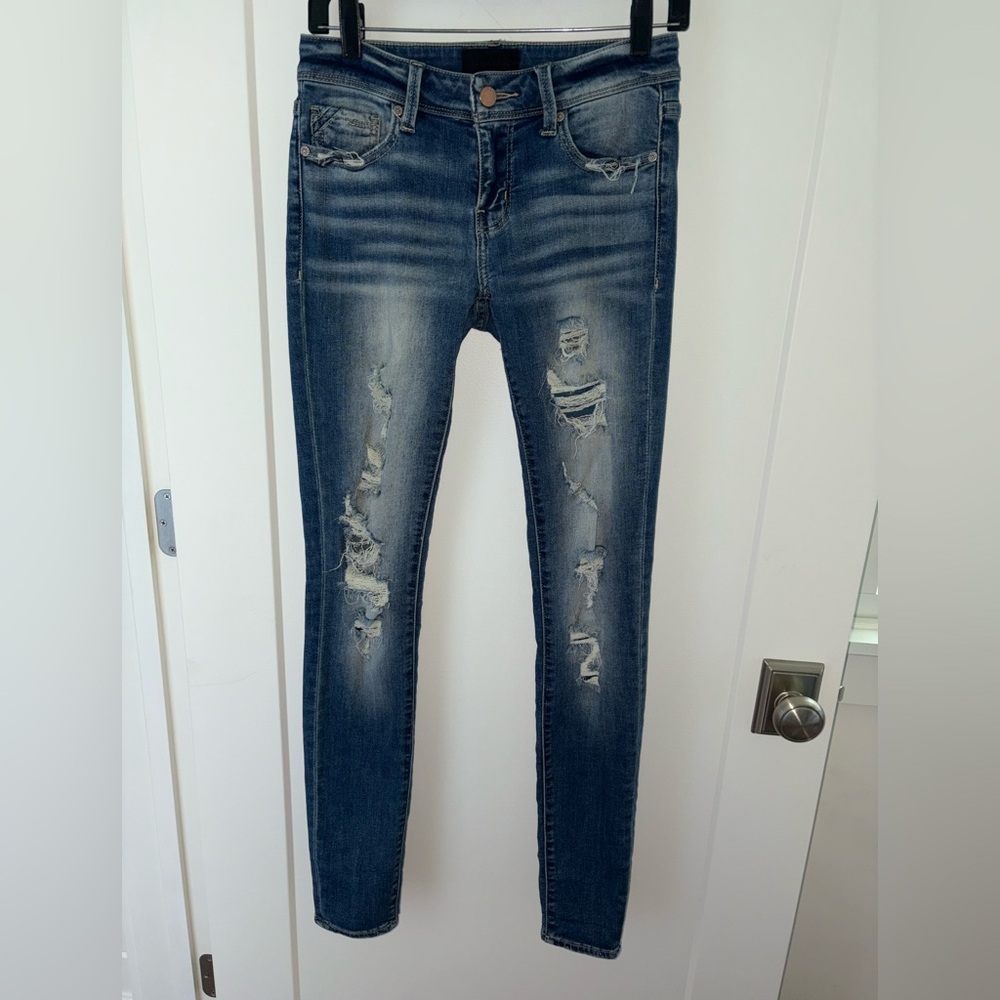 Buckle Black skinny jeans Fit No 53 25x32 EUC